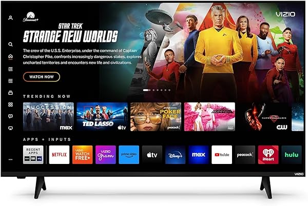VIZIO 43 Inch FHD Smart TV Full Array LED, HDR10, Bluetooth Compatible, Works with AirPlay 2 and Chromecast Built-in, DTS Virtual X and HDMI VRR (VFD43M-0804) (Renewed)