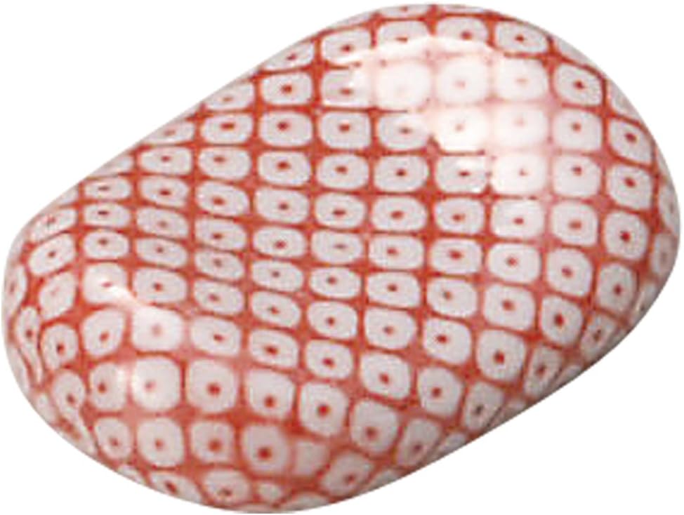 Yamashita Kogei 14084600 Chopsticks Rest, Pink, 1.8 x 1.2 inches (4.5 x 3 cm), Pique Oval, Pink