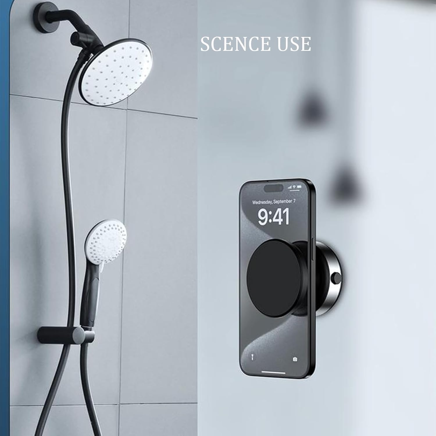 Quyee Magnet Handyhalterung Mit Vakuum-Sauger - 360° Verstellbar Für Auto & Zuhause