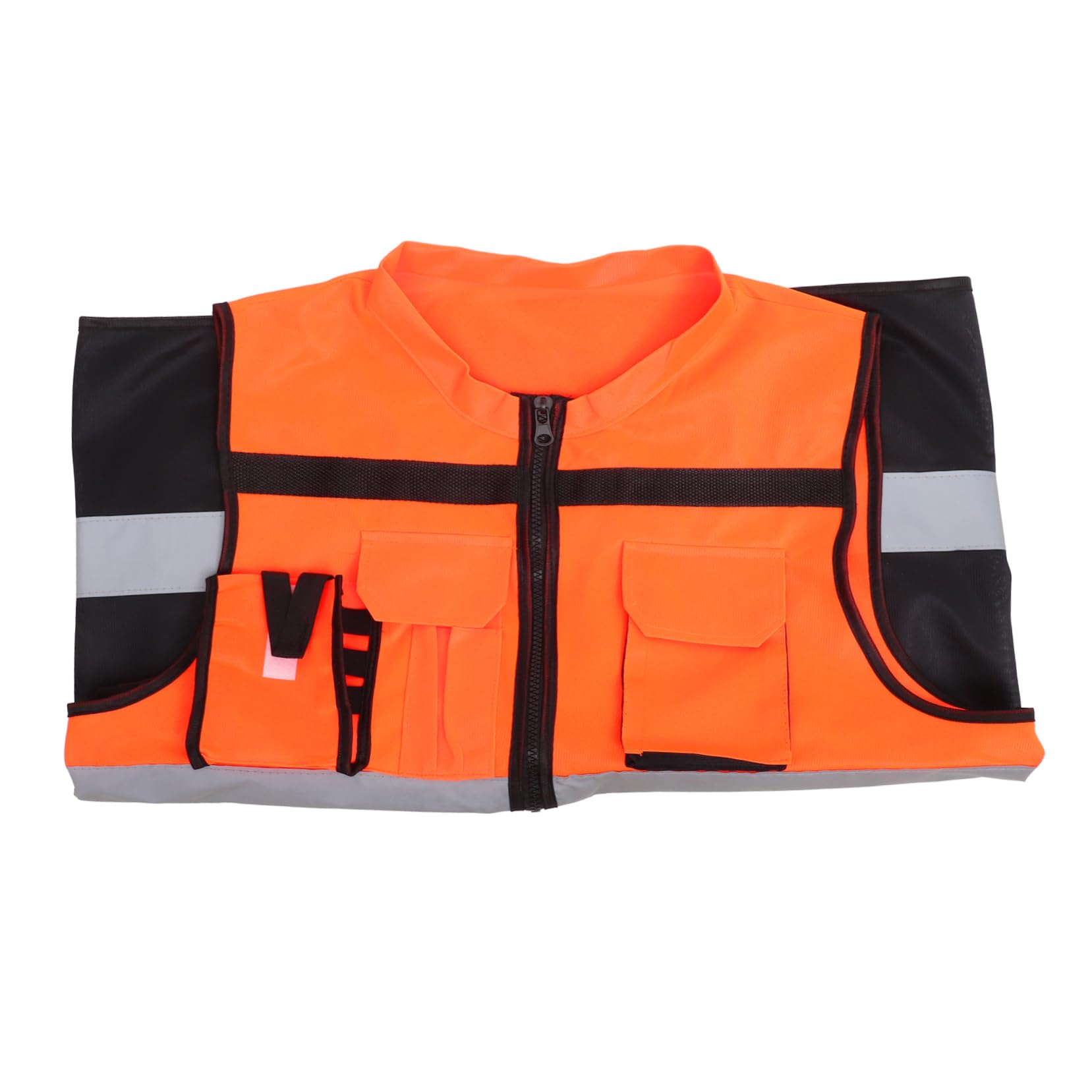 PartyKindom Chaleco Reflectante de Seguridad para Ciclismo y Correr Alta Visibilidad Chaleco Ligero y Transpirable para Actividades Nocturnas para