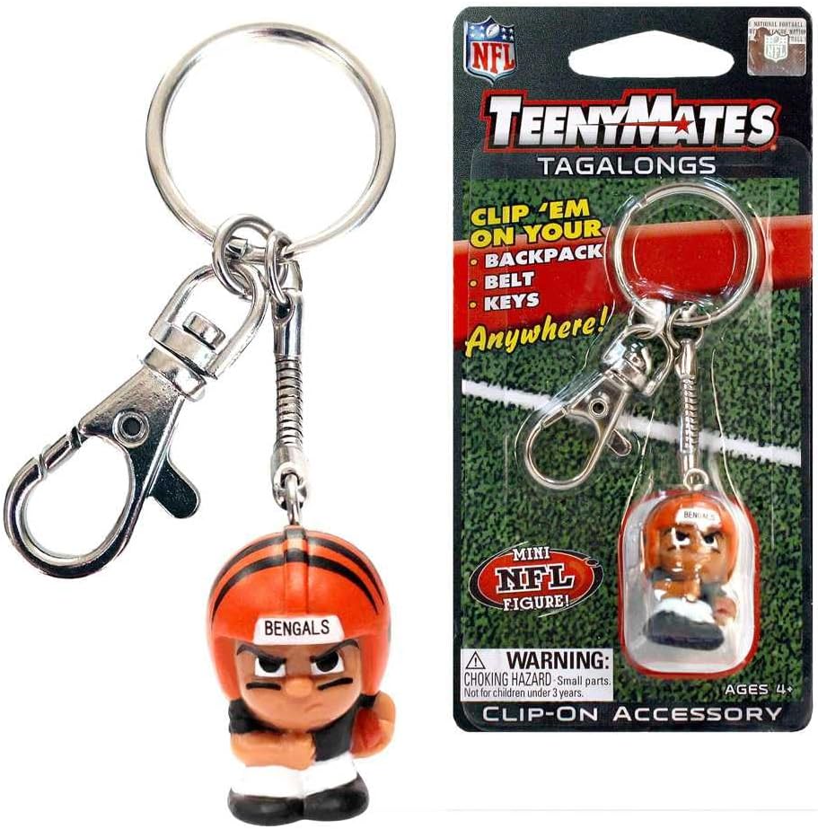 NFL Cincinnati Bengals TeenyMates Tagalong Keychain