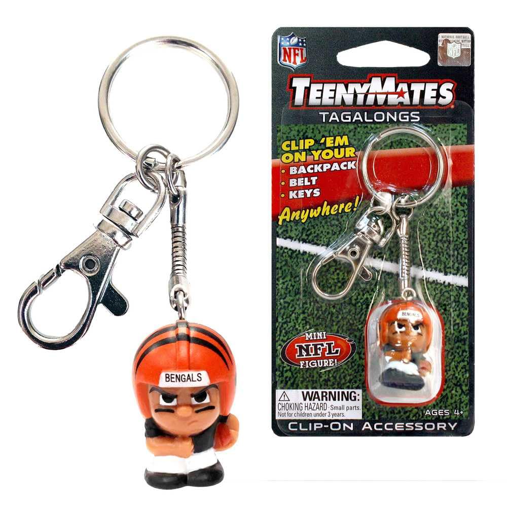 NFL Cincinnati Bengals TeenyMates Tagalong Keychain