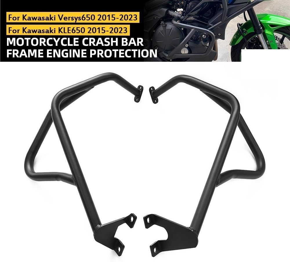 Motocykl Pasek Awaryjny Pasuje Do Kawasaki Versys650 KLE KLE650 Motocykl Pasek Awaryjny Rama Osłona Silnika Osłona Zderzaka