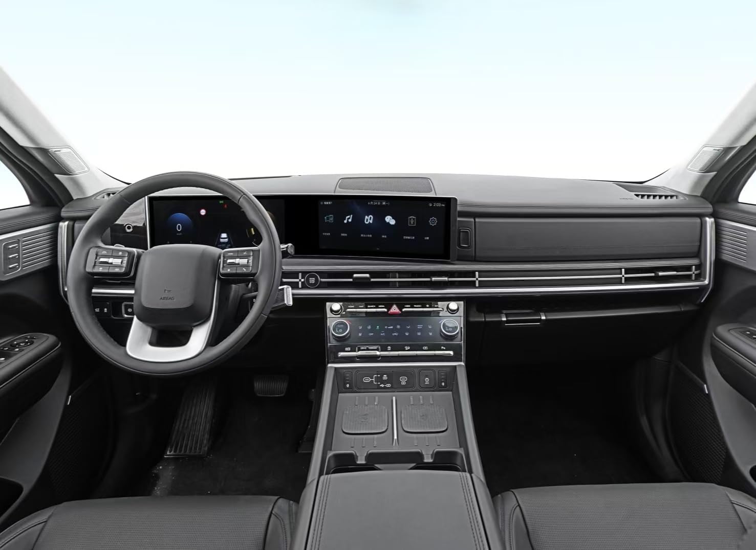 Car Dashboard Cover Mat Carpet Compatible for 2024 2025 Hyundai Santa Fe with HUD Dash Mat Sunshade Windshield Glare Black