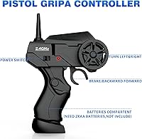 Vista 4 de Auto RC de Derrape, 1:24 4WD Autos RC de Derrape 2.4GHz de Alta Velocidad con Control Remoto, Luz LED y Neumáticos de Derrape. Autos de Juguete