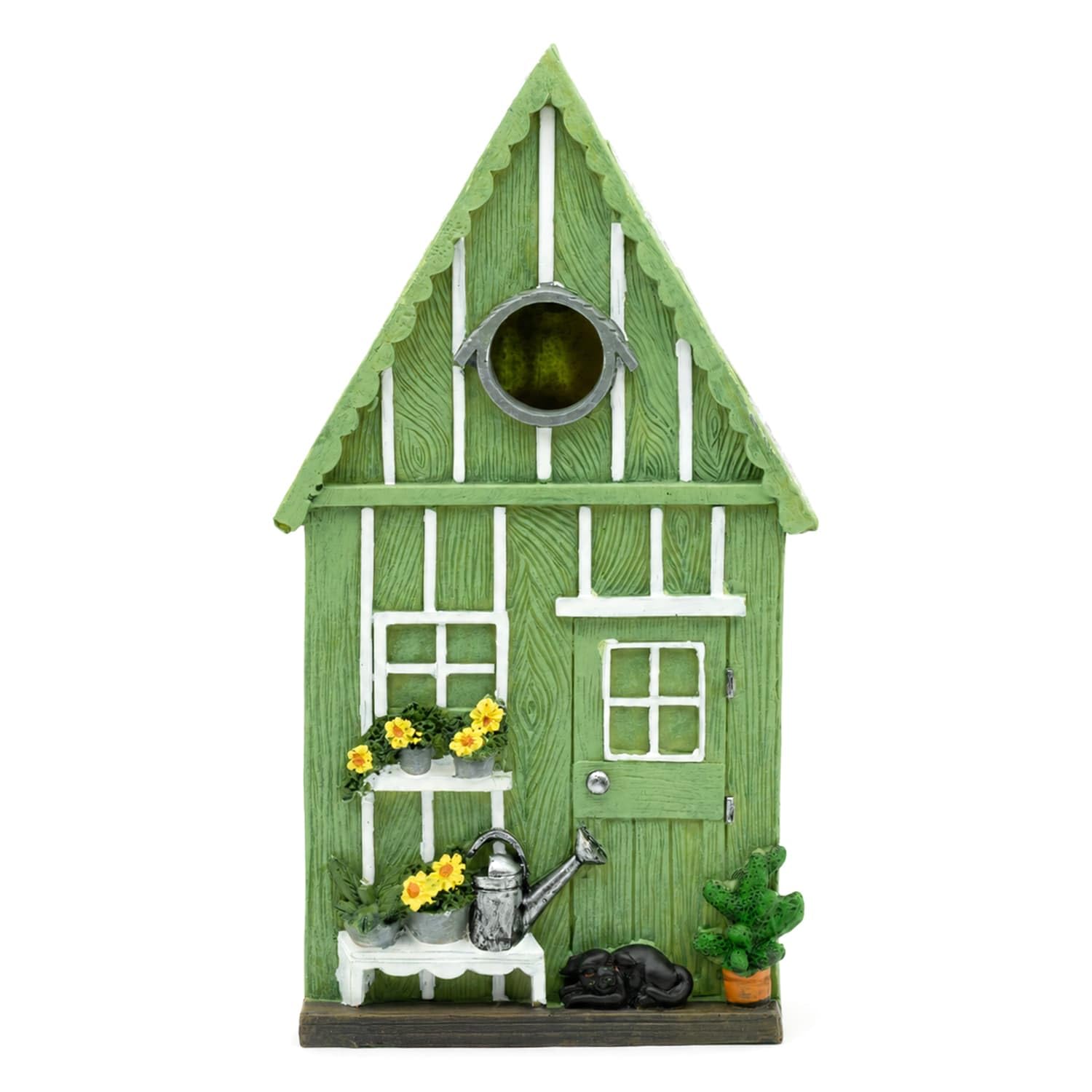 CKB LTD Vogel-Nistkasten aus Holz, hängend, grün, Gartenhaus