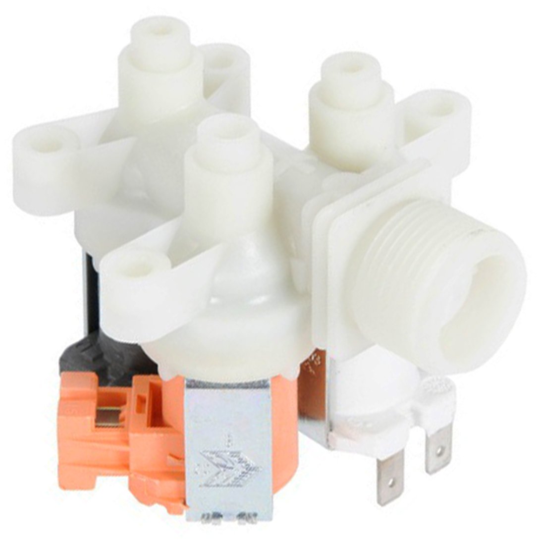 Spares2go 3-Wege Magnetventil Für AEG Waschmaschine – Wasser-Einlassventil, Ersatzteil
