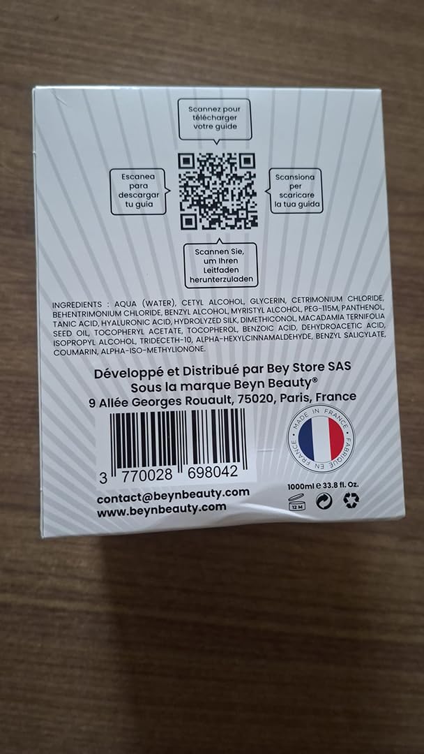 Magic Boto-xpro Haarpflege I Haar-Boto-xpro Pflege für geschädigtes Haar – spendet Feuchtigkeit, repariert und stärkt das Haar Keratin – Made in France (Weißer Moschus)