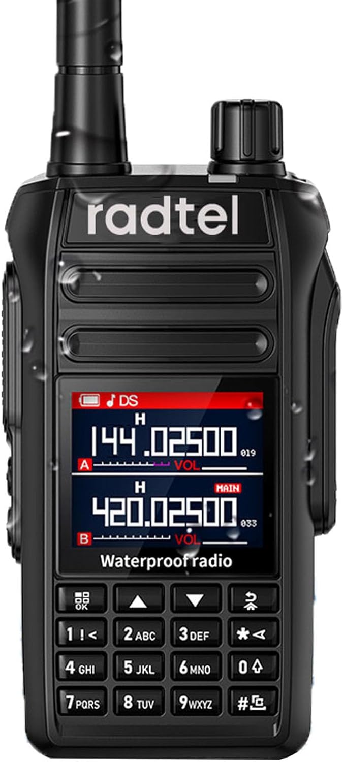 Radtel RT495 IP67 Waterproof Ham Radio 10w Power Dual Band