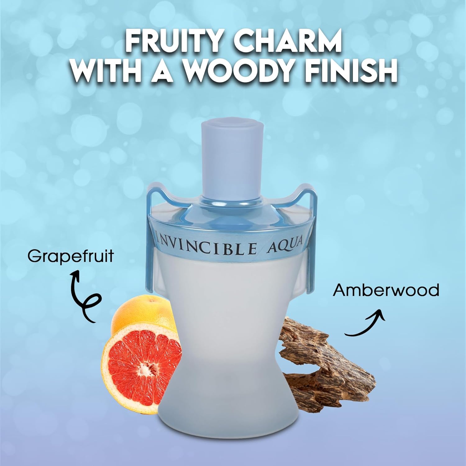 Invincible Aqua Men's Cologne 3.4 Fl. Oz. Eau de Toilette Spray - Image 3