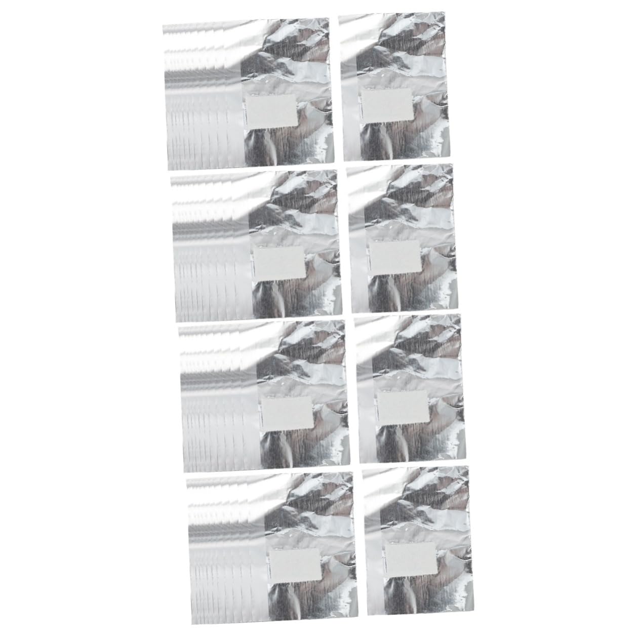 IWOWHERO 2sets Nail Polish Remover Wraps Soak off Nail Gel Polish Lint Pads Long Thick Foil Wraps 200pcs*2