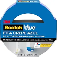 ScotchBlue, 3M, Fita Crepe Profissional, 24mm x 50m