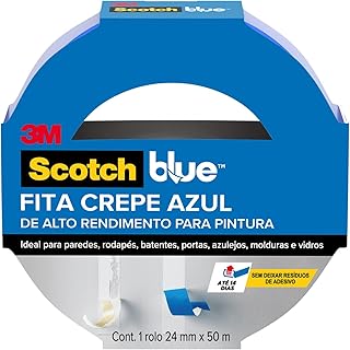 ScotchBlue, 3M, Fita Crepe Profissional, 24mm x 50m