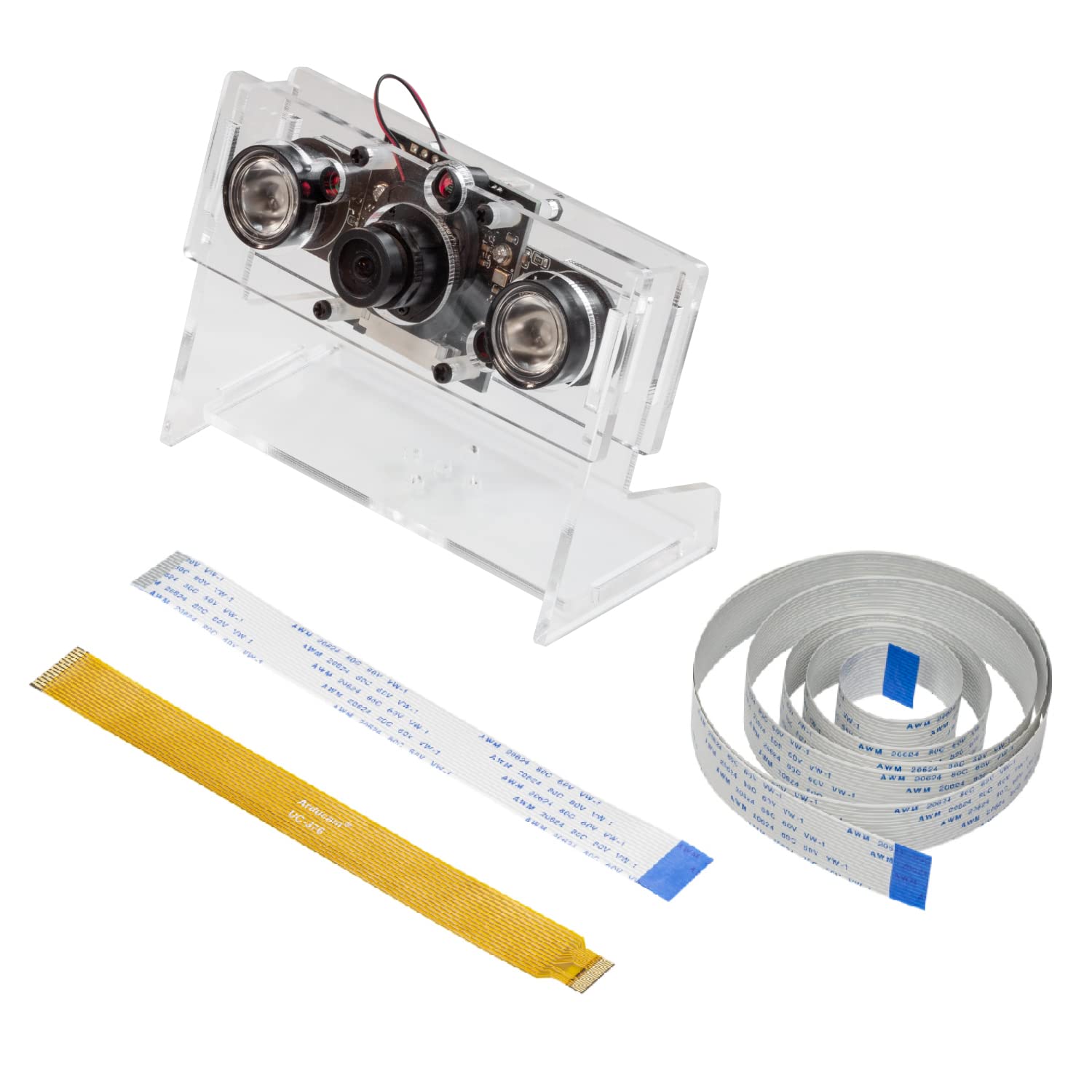 Arducam Wide Angle Day & Night Vision Camera for Raspberry Pi, Automatic IR-Cut Switching with IR LEDs for Pi 4, 3 B/3 B+, Pi Zero & W and Other Models