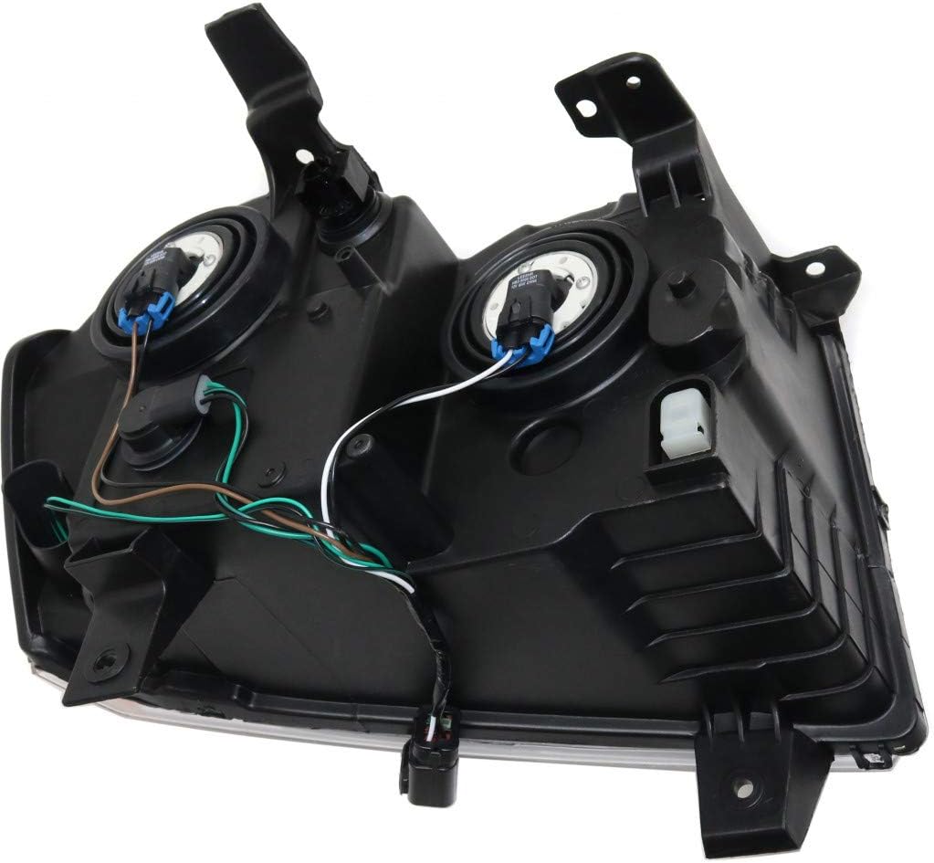 CarLights360: For Jeep Grand-Cherokee Headlight Assembly 2005 2006 2007 Driver Side | w/Bulbs | CAPA Certified | CH2502160