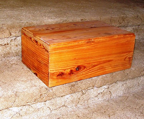 Steve's Gift Shoppe Pet Coffin Casket for Cats or Small Dogs 12 x 18 x 7.5 Inches