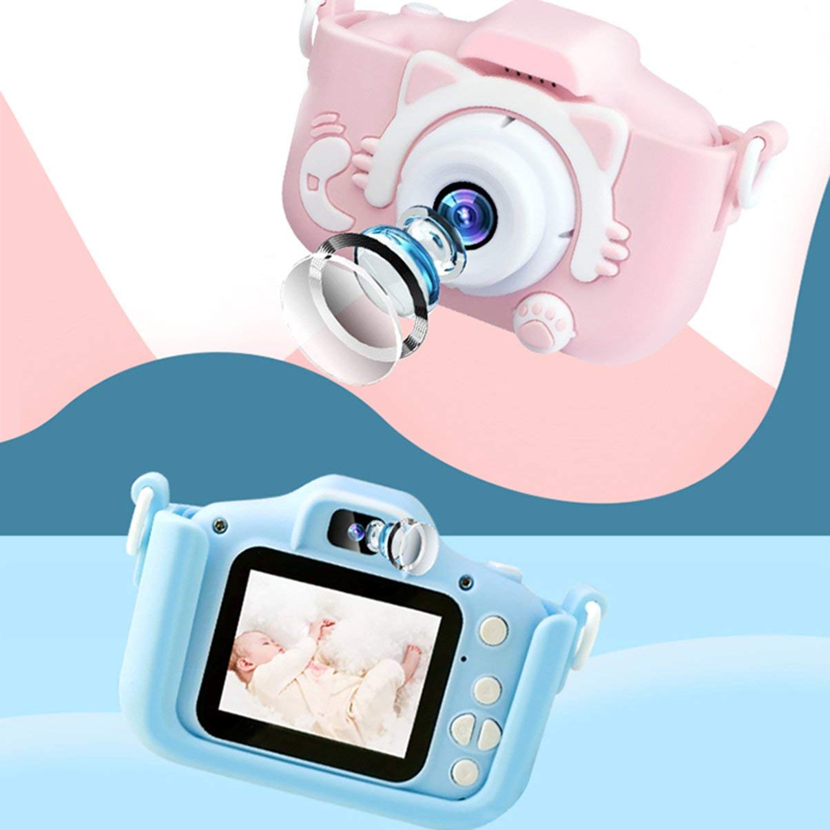 Cornice Digitale Da 5 Pollici Con Schermo IPS Da 1200 MAh E Spina UE