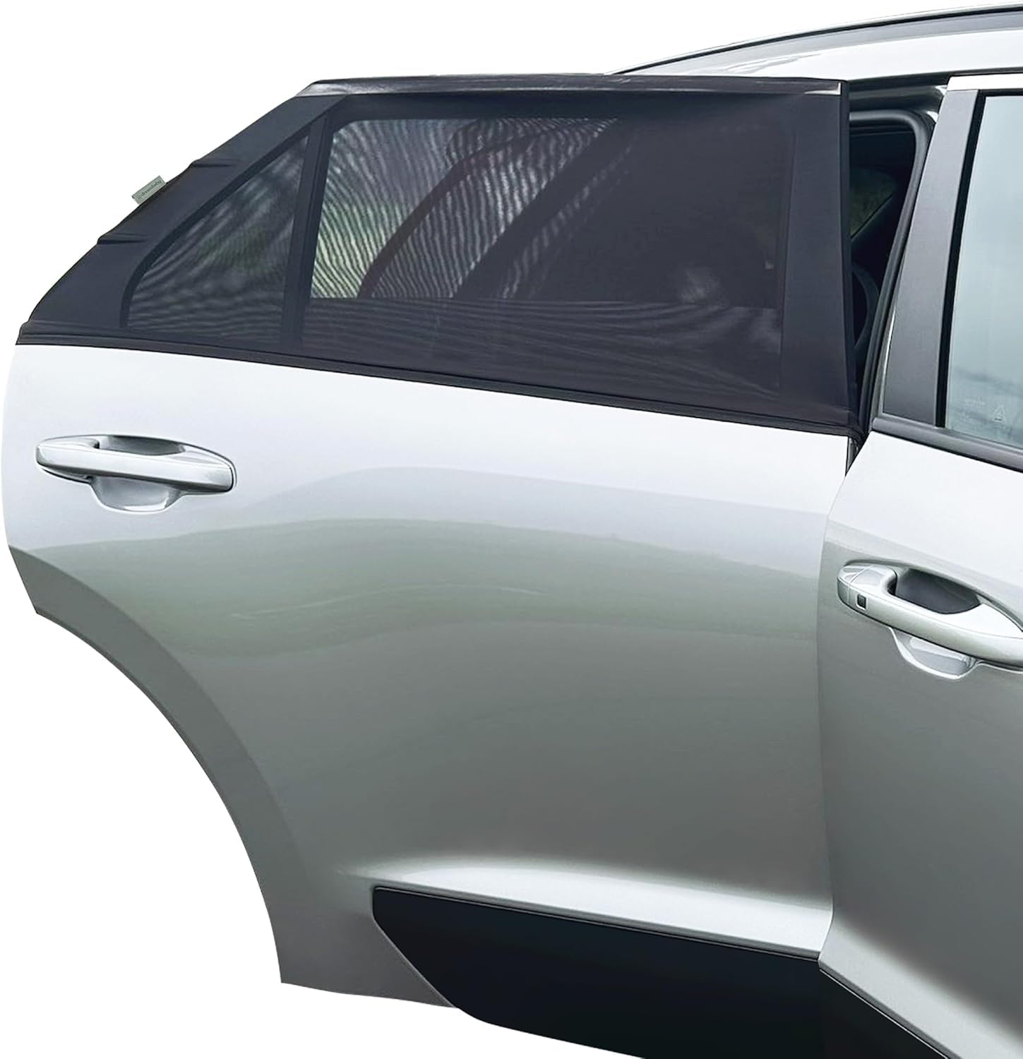 2 Pcs Car Window Shades for Jaguar XF/XFL X260 Saloon Sedan 2015-2022, Sun Shades Elastic Material Stretchable Breathable Window Screens Sun Protection Sunshade Uv Anti Glare Protection Car Blinds