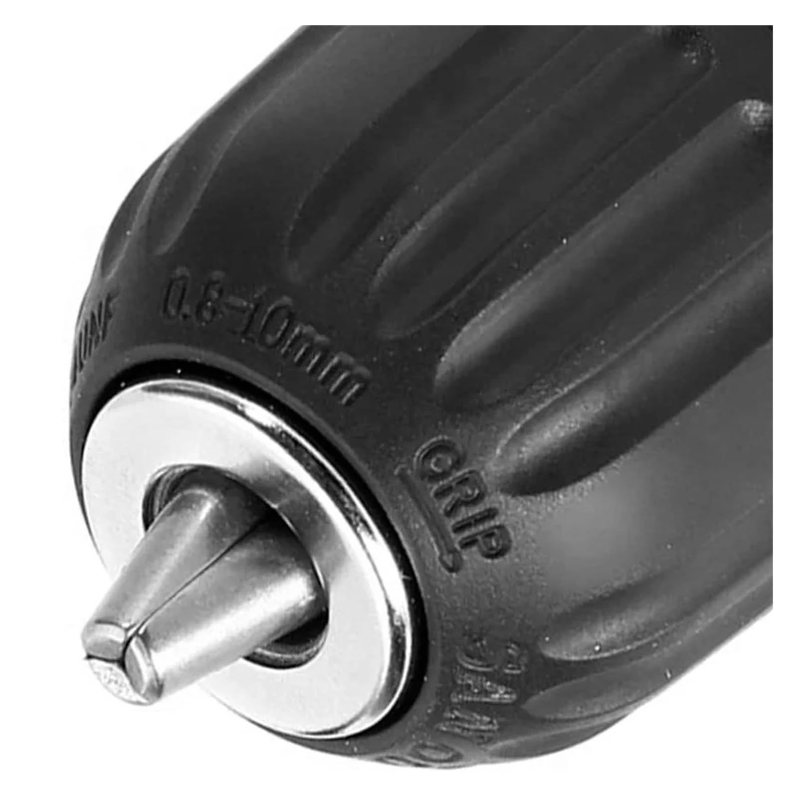 Convertitore for mandrino autoserrante da 0,8-10 mm Adattatore for cambio rapido con filettatura 3/8"- 24UNF Attacco esagonale 1/4"(1PC(0.8-10mm))