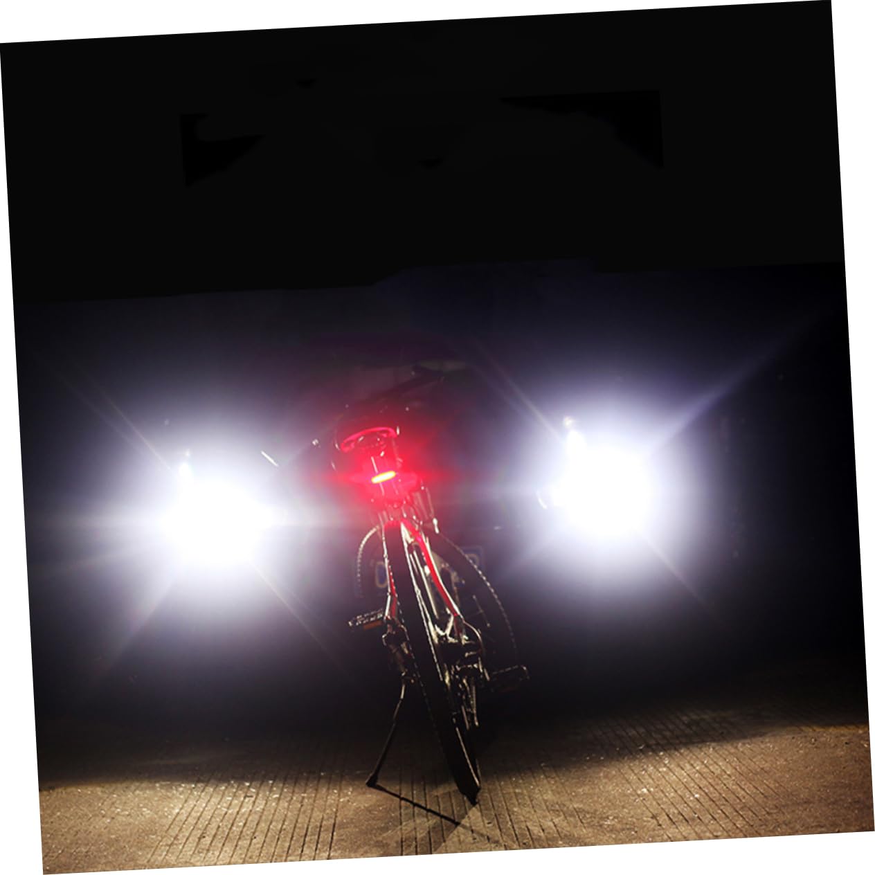 YARNOW 2pièces Lumière Arrière De Vélo USB Rechargeable Étanche LED pour Cyclisme Accessoire De Sécurité pour Cyclistes Rouge