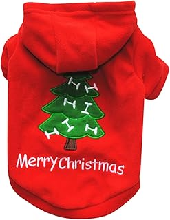 Pet Clothes for Small Dogs for GOG Sweater Holiday Puppy Costume Sweater Pet Clothes Warm Dog Clothes Orchard Small Sweater Puppy Small and Medium Pet Clothes for Large Dogs (A, XS)