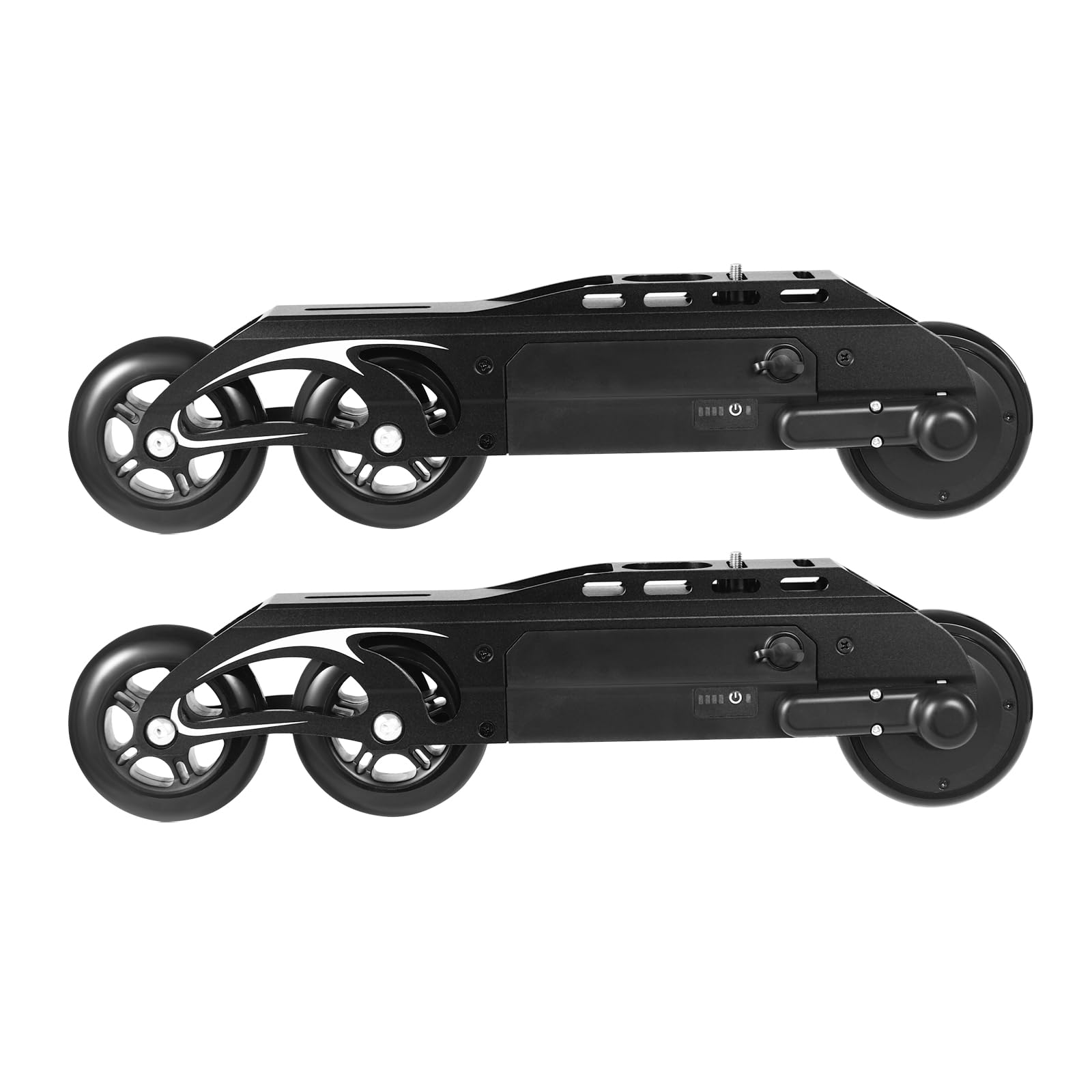 Kit de patins à roulettes électriques, roues de skateboard électriques, capacité d'escalade à 5 degrés, châssis électrique de skate en ligne avec télécommande, 13 à 15 km/h, pour fêtes, discothèques