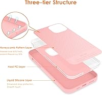 Vista 5 de DTTO Funda compatible con iPhone 12/12 Pro, a prueba de golpes, de silicona [serie Romance] [protección mejorada de cámara y pantalla] con cojín