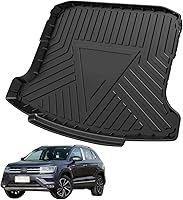 Vista 15 de Revestimiento de carga para Sienna 2019 – Negro TPO para todo tipo de clima, bandeja de carga trasera, impermeable, protector de alfombrilla