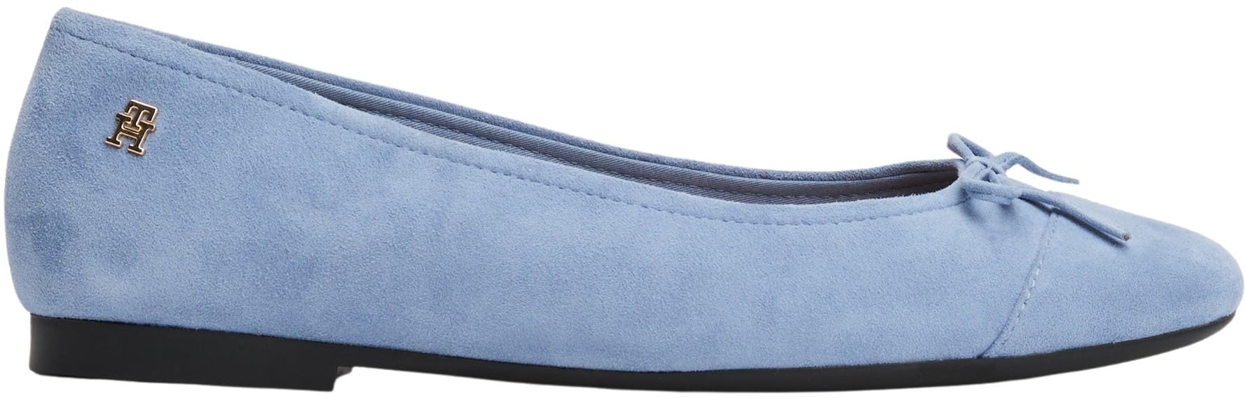 Tommy Hilfiger Donna Ballerine Toe cap in Pelle Scamosciata