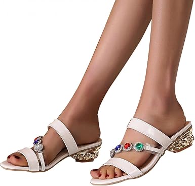Amazon.com: Sandalias para mujer, elegantes para verano, sandalias de moda  para mujer, sandalias de playa de verano : Ropa, Zapatos y Joyería