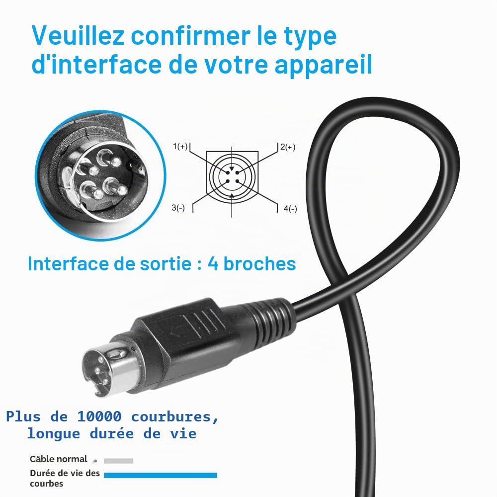 TAIFU 120W Chargeur Compatible avec Synology Disk Station 4-Bay Synology DS918+ DS918 DS916+ DS415+ DS920+ DiskStation DS1520+ DS1522+ DS923+ DS718+ QNAP TS-419P TS464 TS431 TS410 TS412 NAS Server