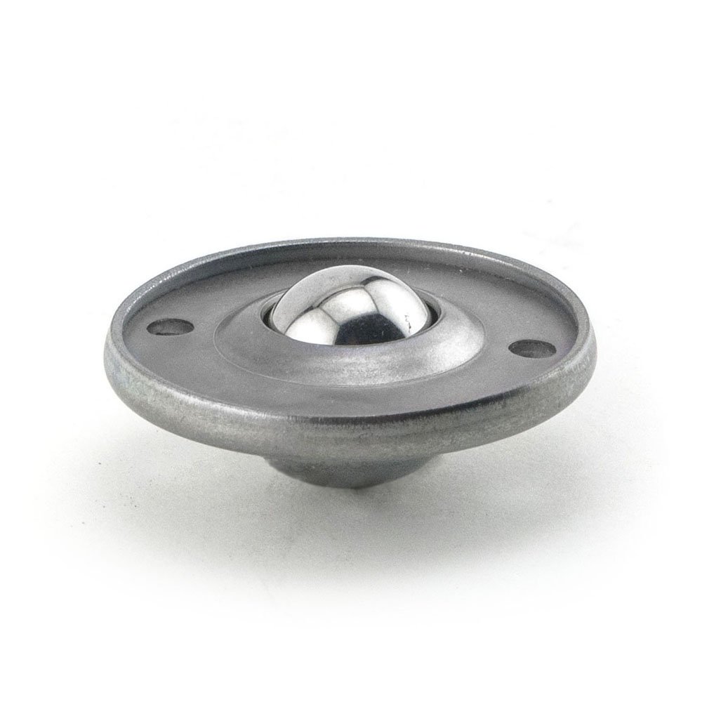 Hudson Bearings FSBT Flying Saucer Mounted Ball Transfer, Carbon Steel, 5/8" Diameter, 20 lbs Load Capacity (Case of 25)