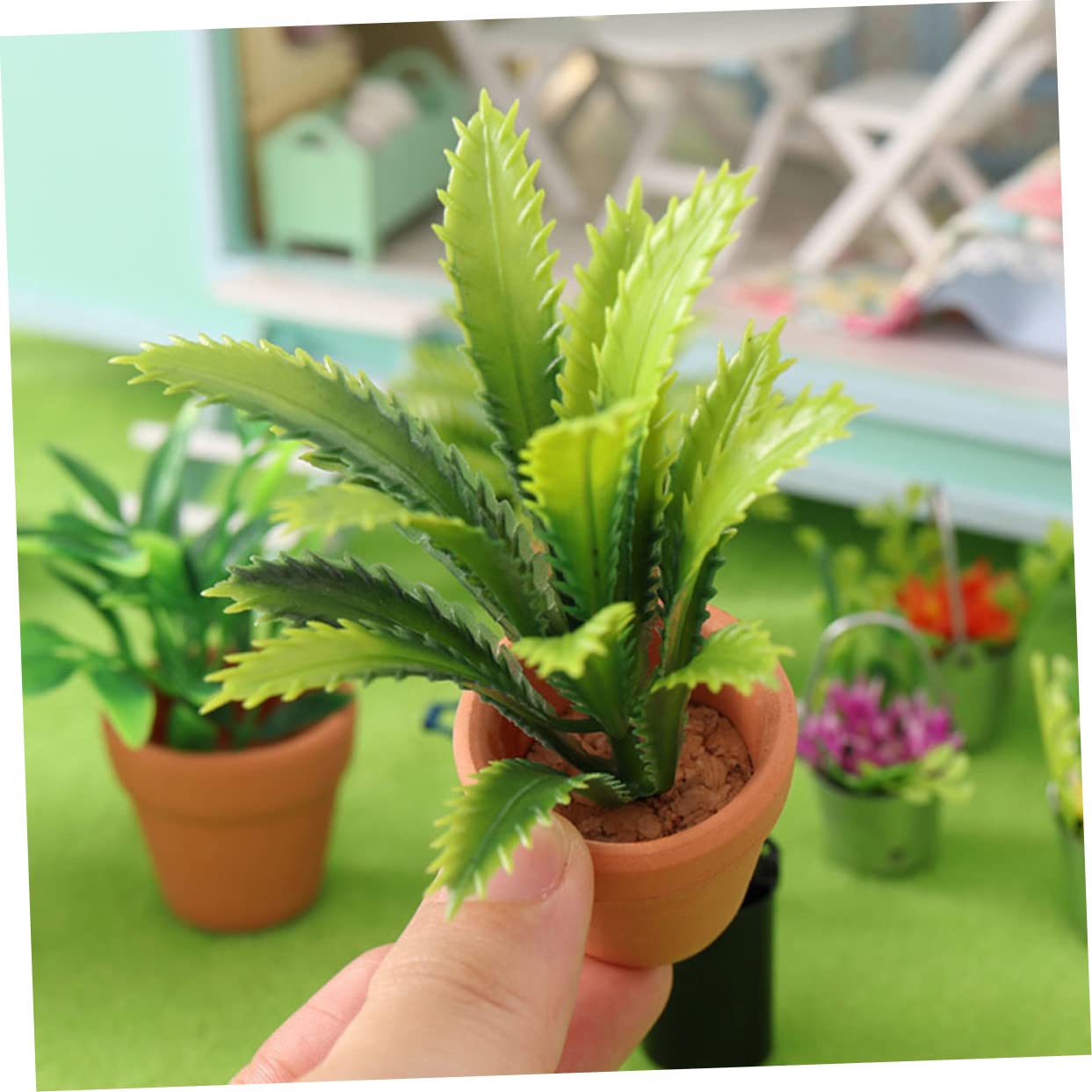 Cabilock 7 Bonsaïs Miniatures Pour Créer Votre Mini-Jardin - Plantes Décoratives Paysages