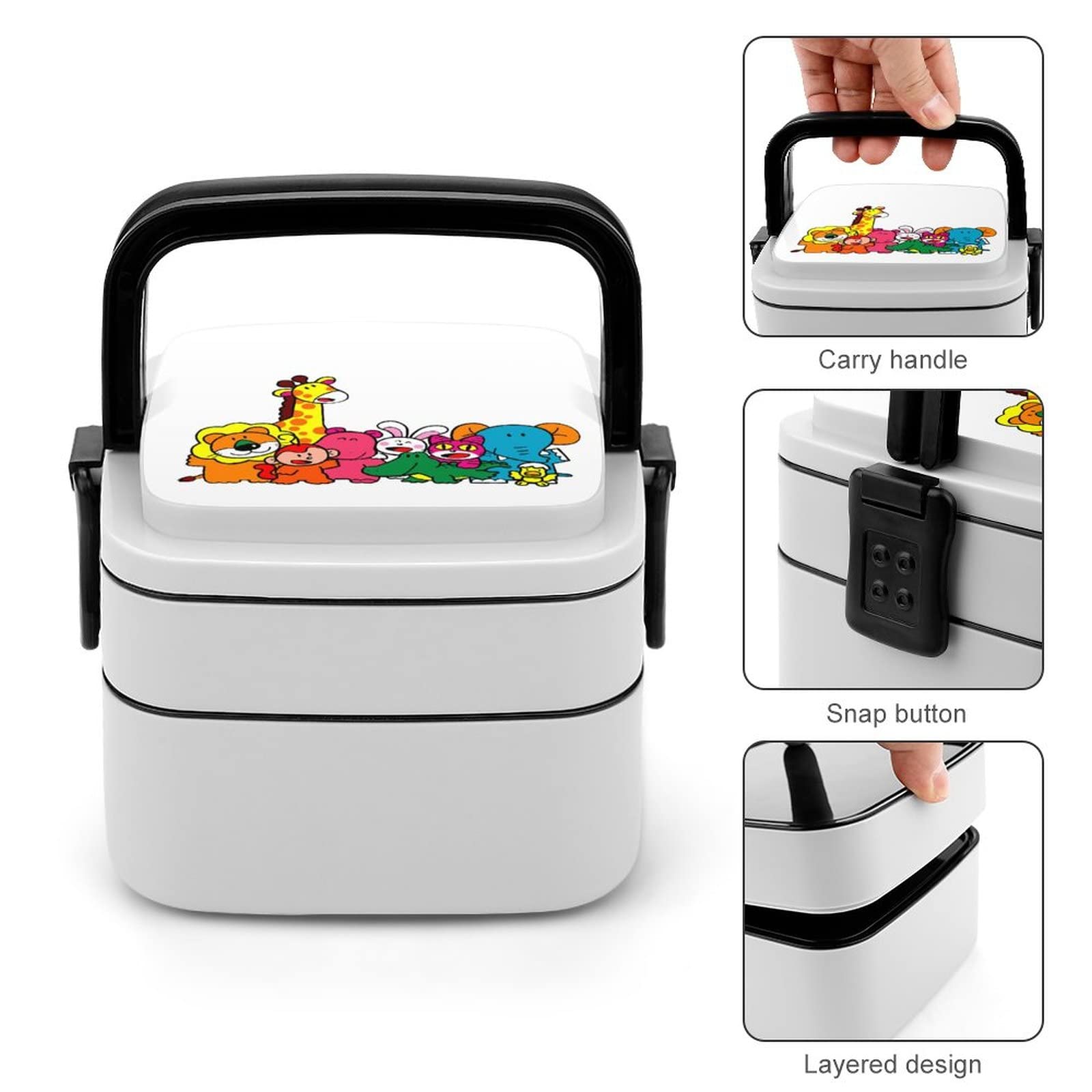 Amazon | たべっ子どうぶつ 弁当箱 ランチボックス 二段 ふわっと盛 