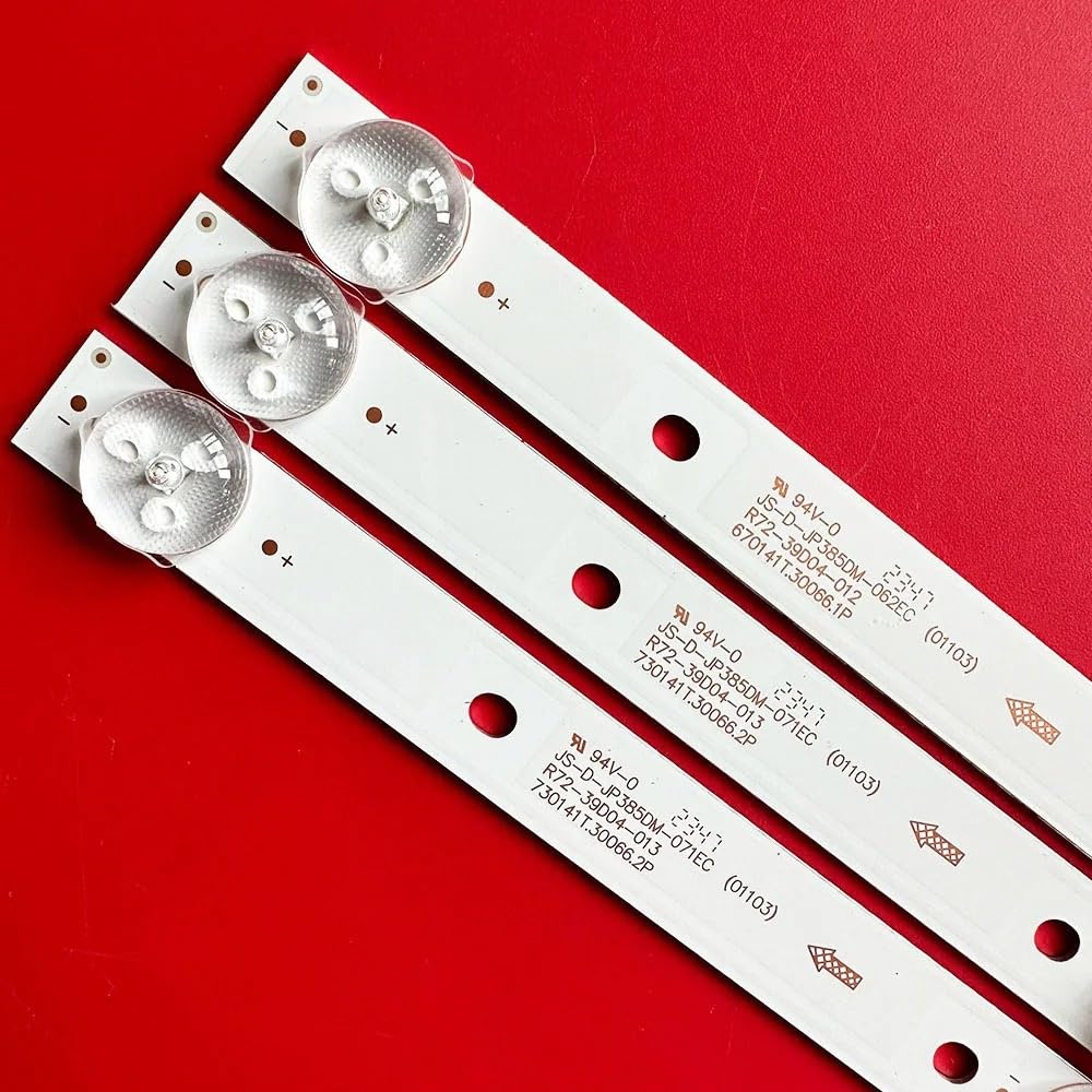 Bande LED adaptée for JS-D-JP385DM-062EC JS-D-JP385DM-071EC 38DM1000 39S1A 39L1 39L3 Bande lumineuse TV