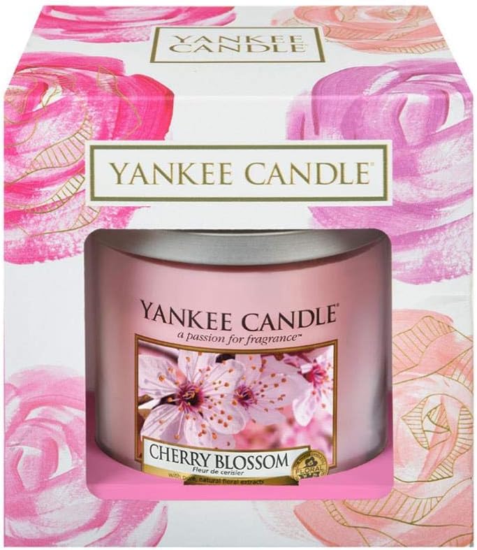 Yankee Candle Chery Blossom Small Pillar Gift Set Home