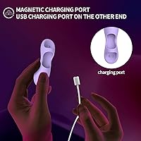 Vista 5 de Vibrador intenso de dedos para parejas, potente juguete de estimulación sexual para mujeres con sensación de pezón y clítoris, herramientas