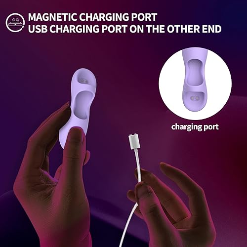 Miniatura 5 de Vibrador intenso de dedos para parejas, potente juguete de estimulación sexual para mujeres con sensación de pezón y clítoris, herramientas de