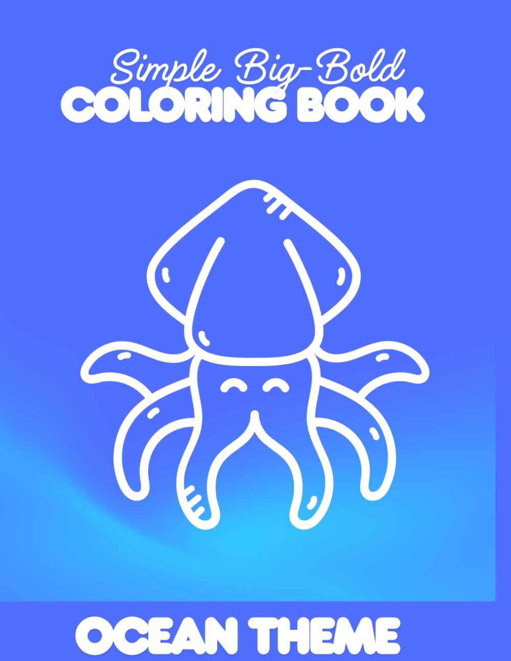 Simple Bold-Easy Coloring Book
