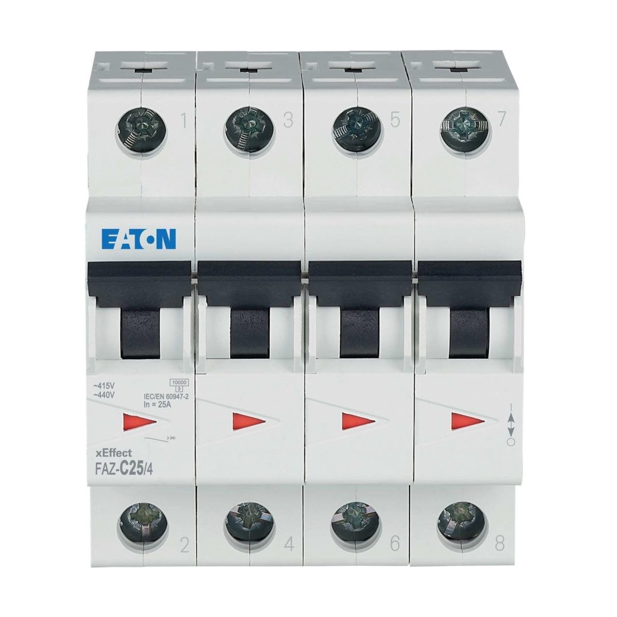 Eaton 279063 - Interruttore di circuito 25 A, 4P, C-Char