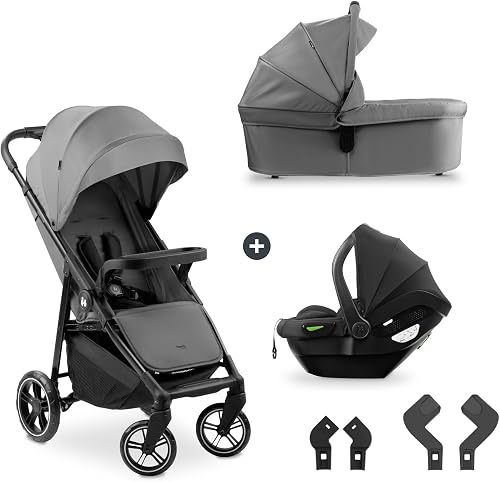 hauck Poussette 3 en 1 Inclus Cosy et Nacelle 