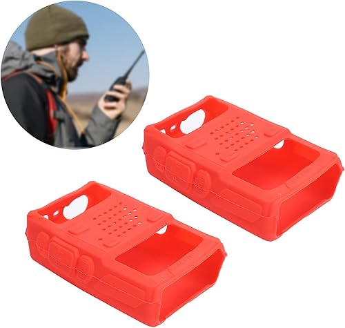 Miniatura 5 de Funda protectora de silicona de calidad para walkie talkie de seguridad, radios de largo alcance con gel de sílice, funda suave para Baofeng Uv  5r