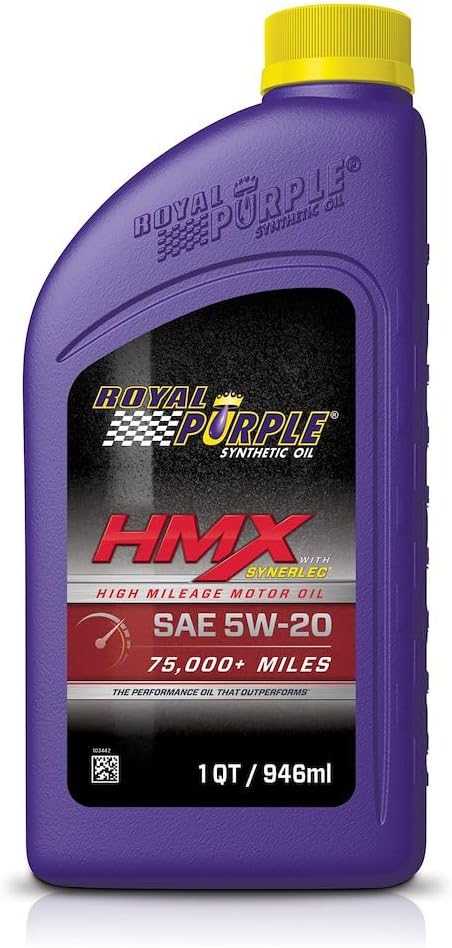 HMX w/Synerlec | High Mileage SAE 5W-20 Premium Synthetic Motor Oil |1 Quart | SKU: 17511