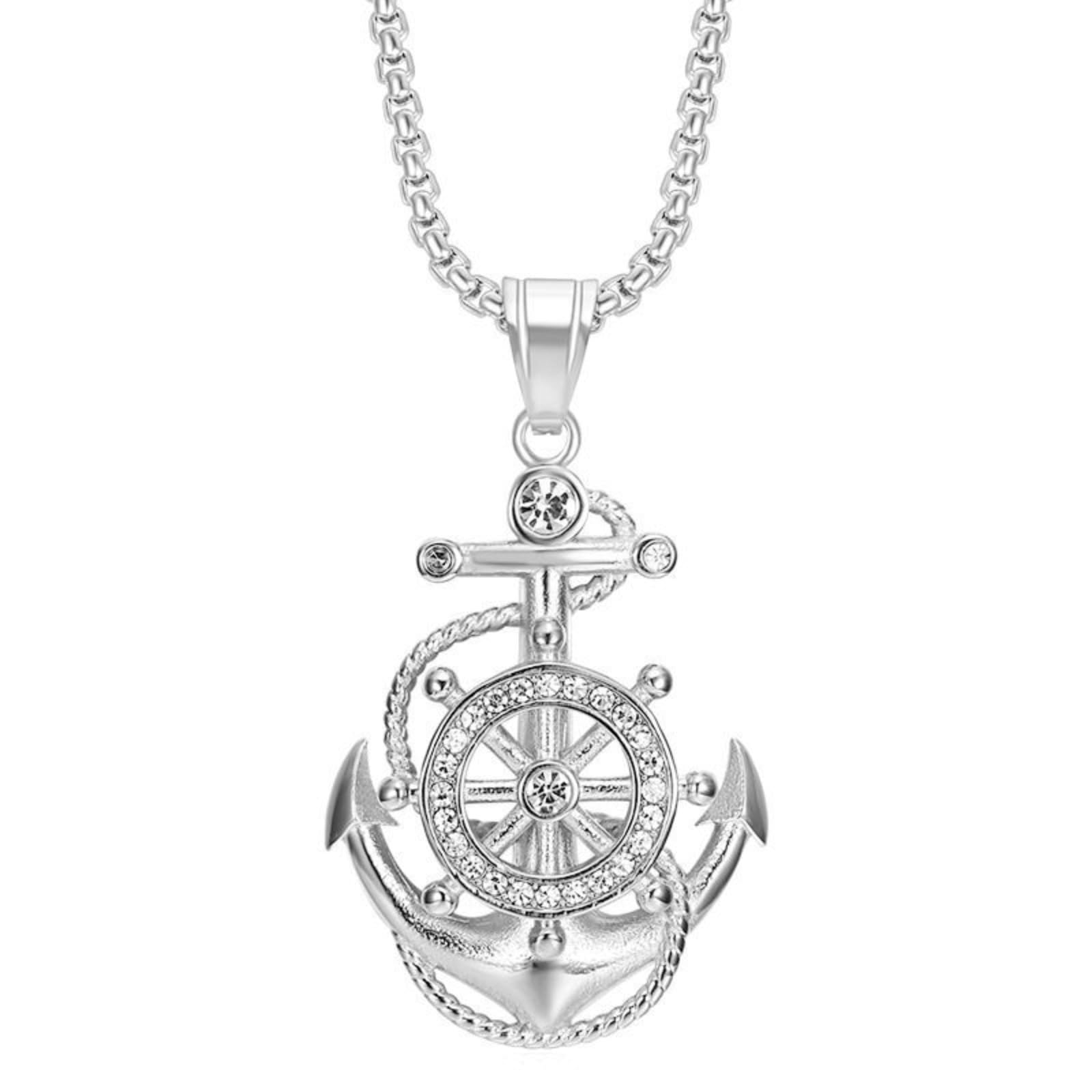 Collier ancre titane homme anti-ternissement pour en finir avec les bijoux qui noircissent