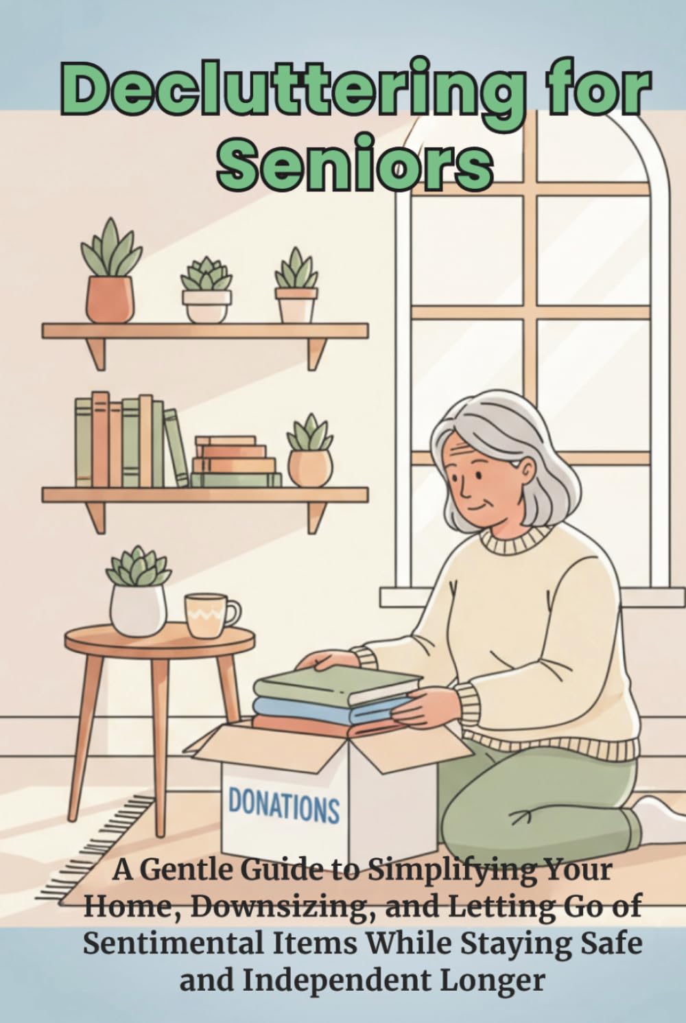 Decluttering for Seniors: A Gentle Guide to Simplifying Your Home, Downsizing, and Letting Go of Sentimental Items While Staying Safe and Independent Longer