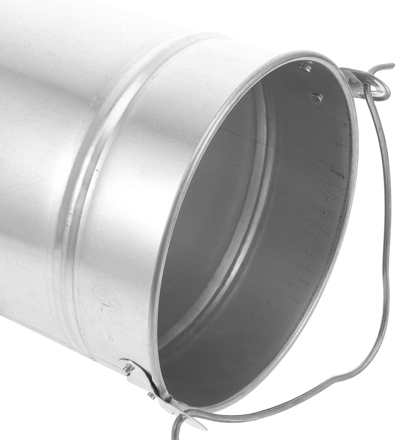 Thickened 5l Metal Bucket with Handle, Portable Water Container for Gardening and Home Use, Multipurpose Oil and Water Storage Bucket