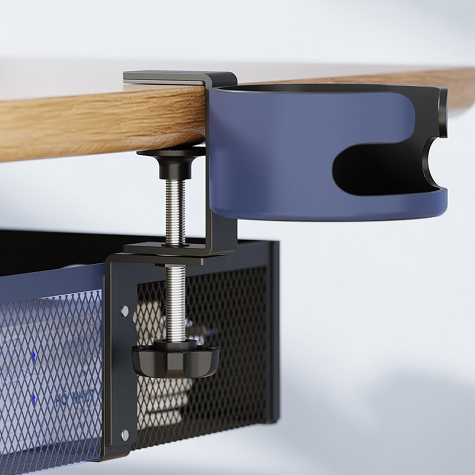 Organizer Pod Blatem 360-stopniowy organizer pod biurkiem z uchwytem na