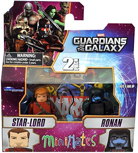 Guardians of The Galaxy Minimates Series 57 Mini Figure 2-Pack Star-Lord & Ronan