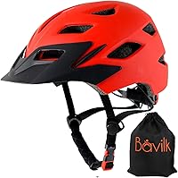 Vista 8 de Casco de bicicleta para niños y niñas, con luz LED, visera desmontable, para niños, jóvenes, adolescentes, multideporte, para patinaje, ciclismo