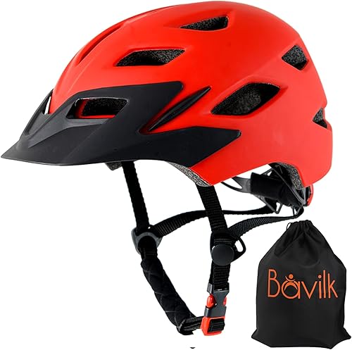 Miniatura 8 de Casco de bicicleta para niños y niñas, con luz LED, visera desmontable, para niños, jóvenes, adolescentes, multideporte, para patinaje, ciclismo,